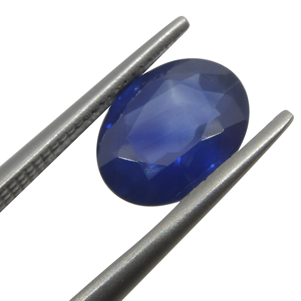 2.2ct Oval Blue Sapphire from Thailand - Skyjems Wholesale Gemstones