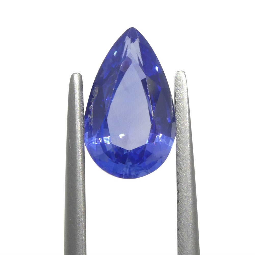 1.8ct Pear Blue Sapphire from Sri Lanka - Skyjems Wholesale Gemstones