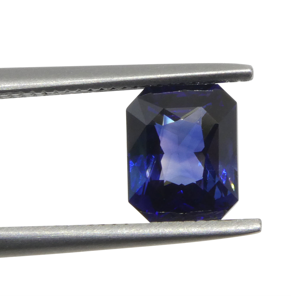 1.59ct Octagonal/Emerald Cut Blue Sapphire from Sri Lanka - Skyjems Wholesale Gemstones