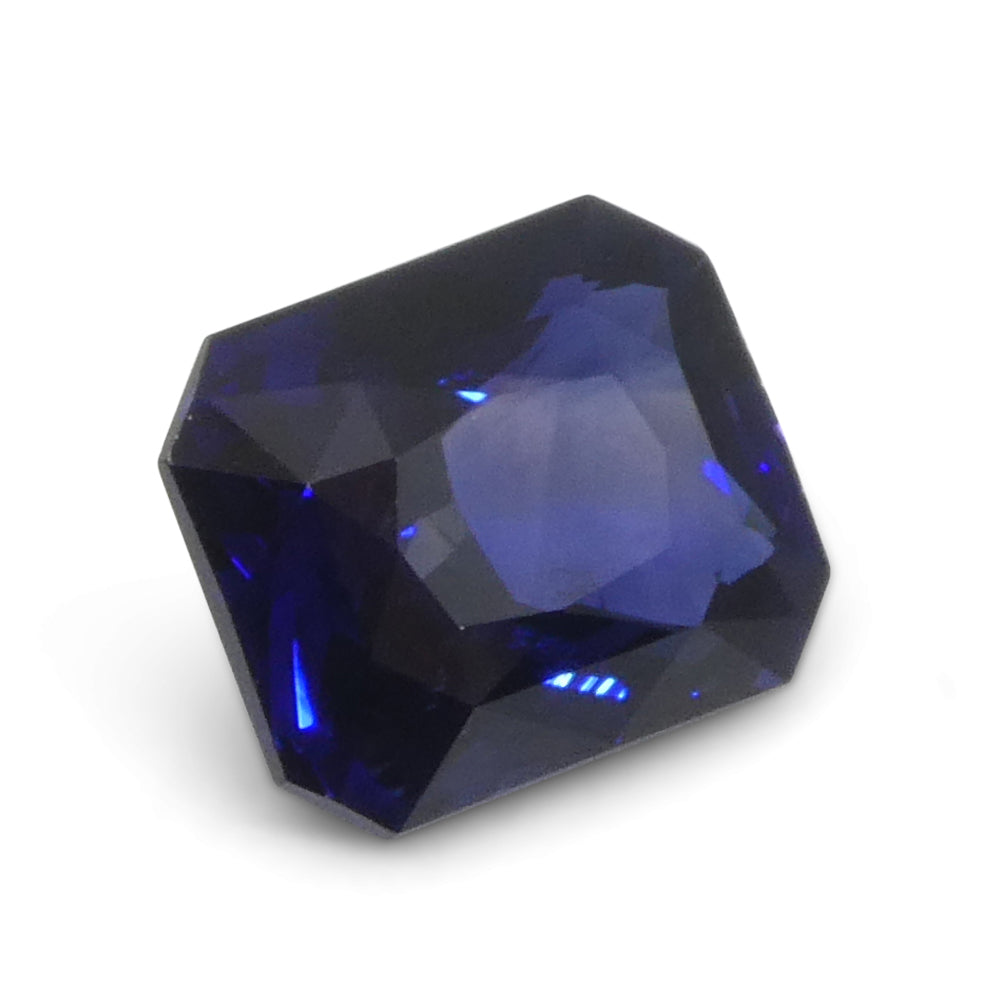 1.59ct Octagonal/Emerald Cut Blue Sapphire from Sri Lanka - Skyjems Wholesale Gemstones