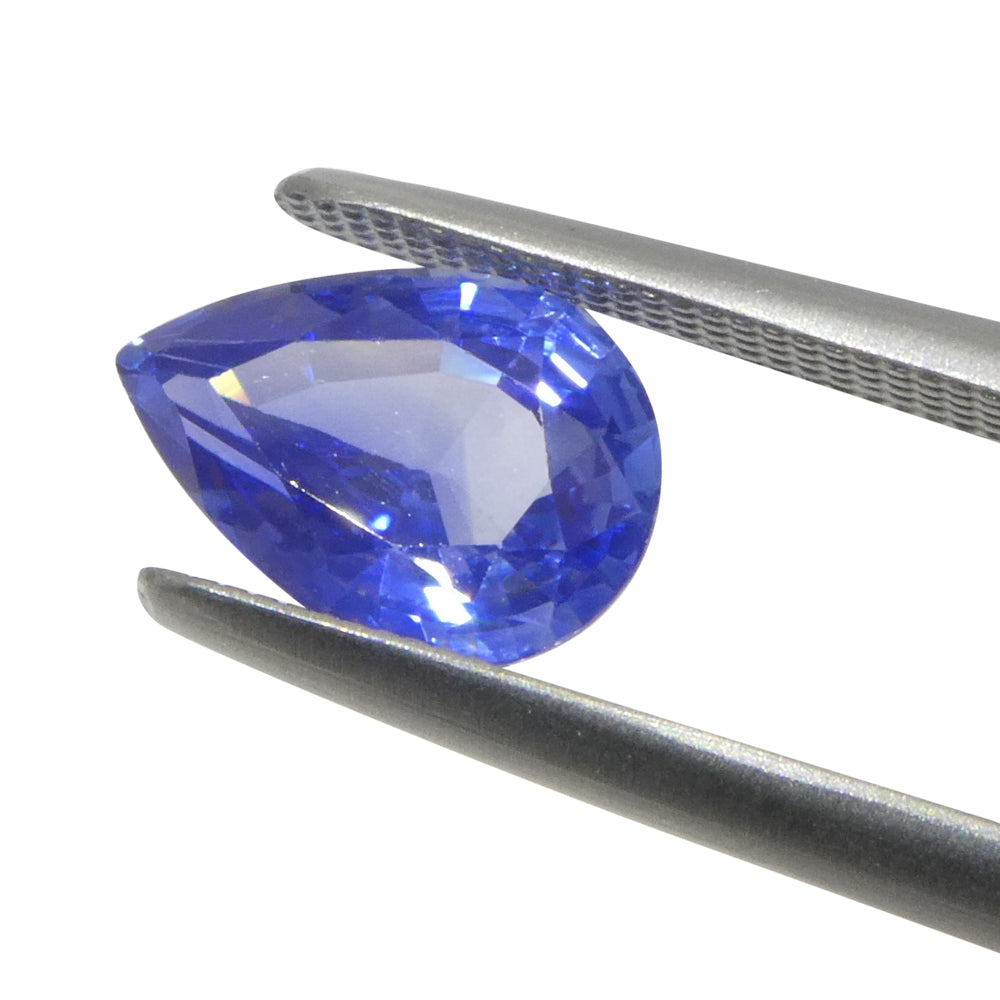 1.81ct Pear Blue Sapphire from Sri Lanka - Skyjems Wholesale Gemstones