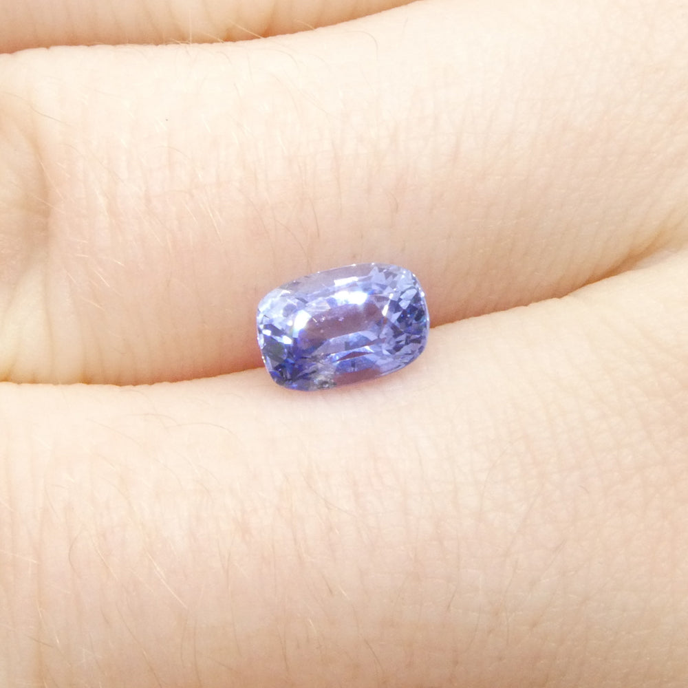 1.51ct Blue Cushion Sapphire from Sri Lanka, premium Ceylon gemstone by SkyJems, fine jewelry-grade natural blue corundum