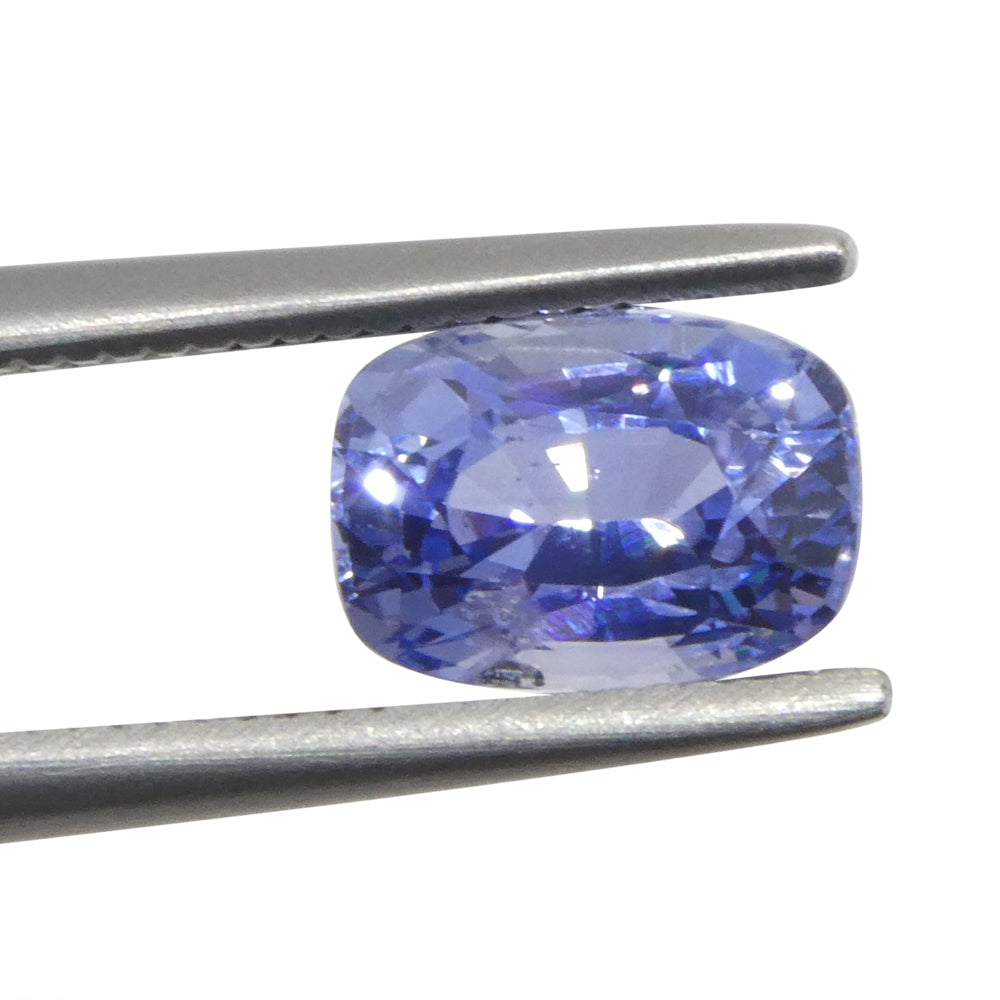 1.51ct Cushion Blue Sapphire from Sri Lanka, premium Ceylon gemstone by SkyJems, rare blue corundum in elegant cushion cut