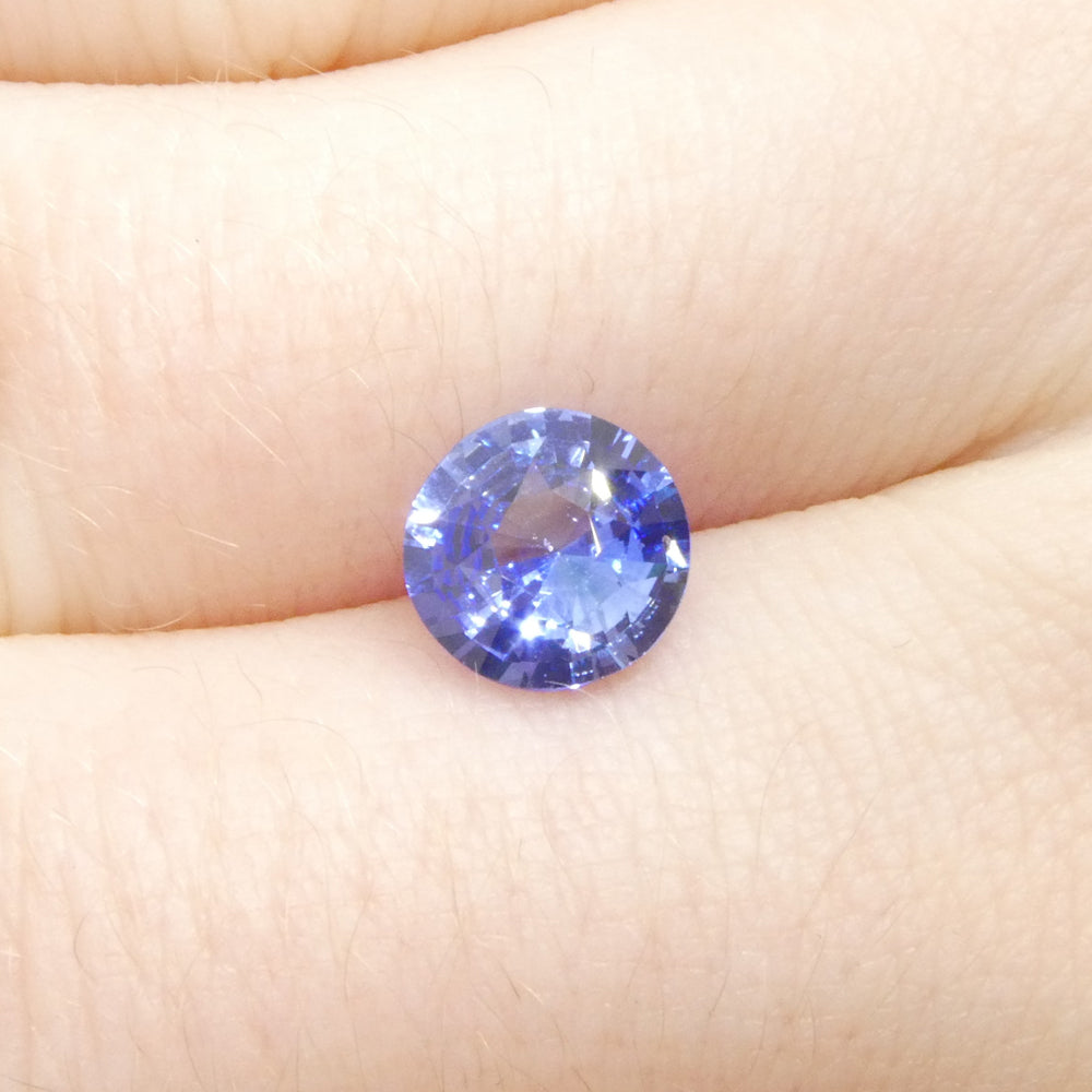 1.65ct Round Blue Sapphire from Sri Lanka - Skyjems Wholesale Gemstones