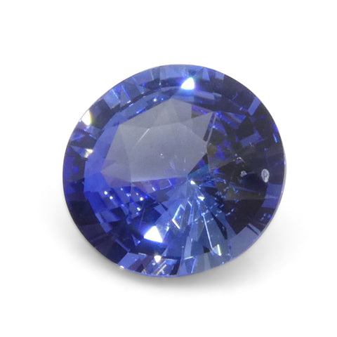 1.65ct Round Blue Sapphire from Sri Lanka
