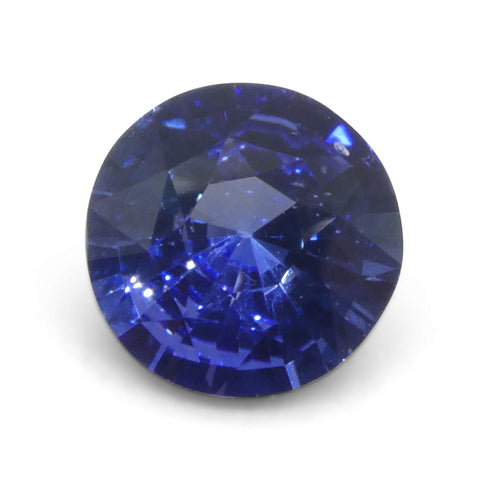 1.65ct Round Blue Sapphire from Sri Lanka