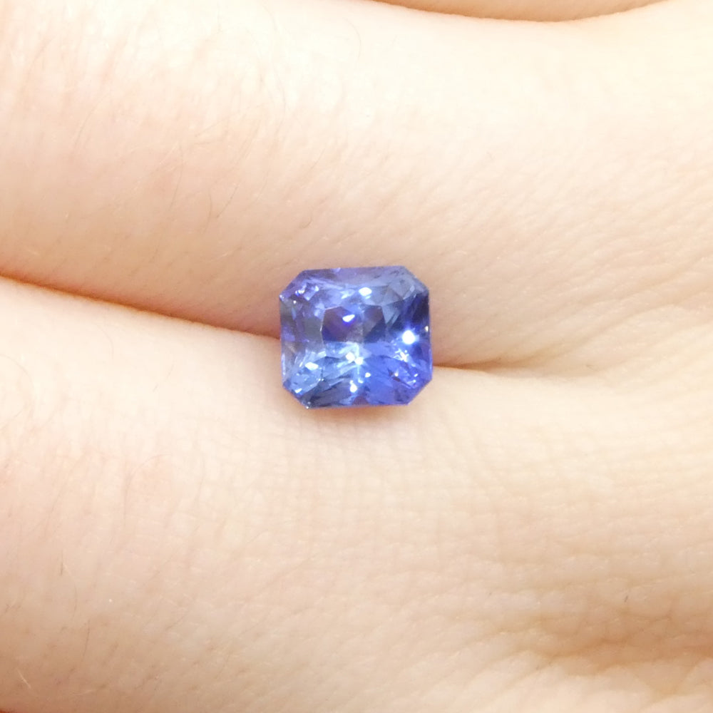 1.52ct Octagonal/Emerald Cut Blue Sapphire from Sri Lanka - Skyjems Wholesale Gemstones