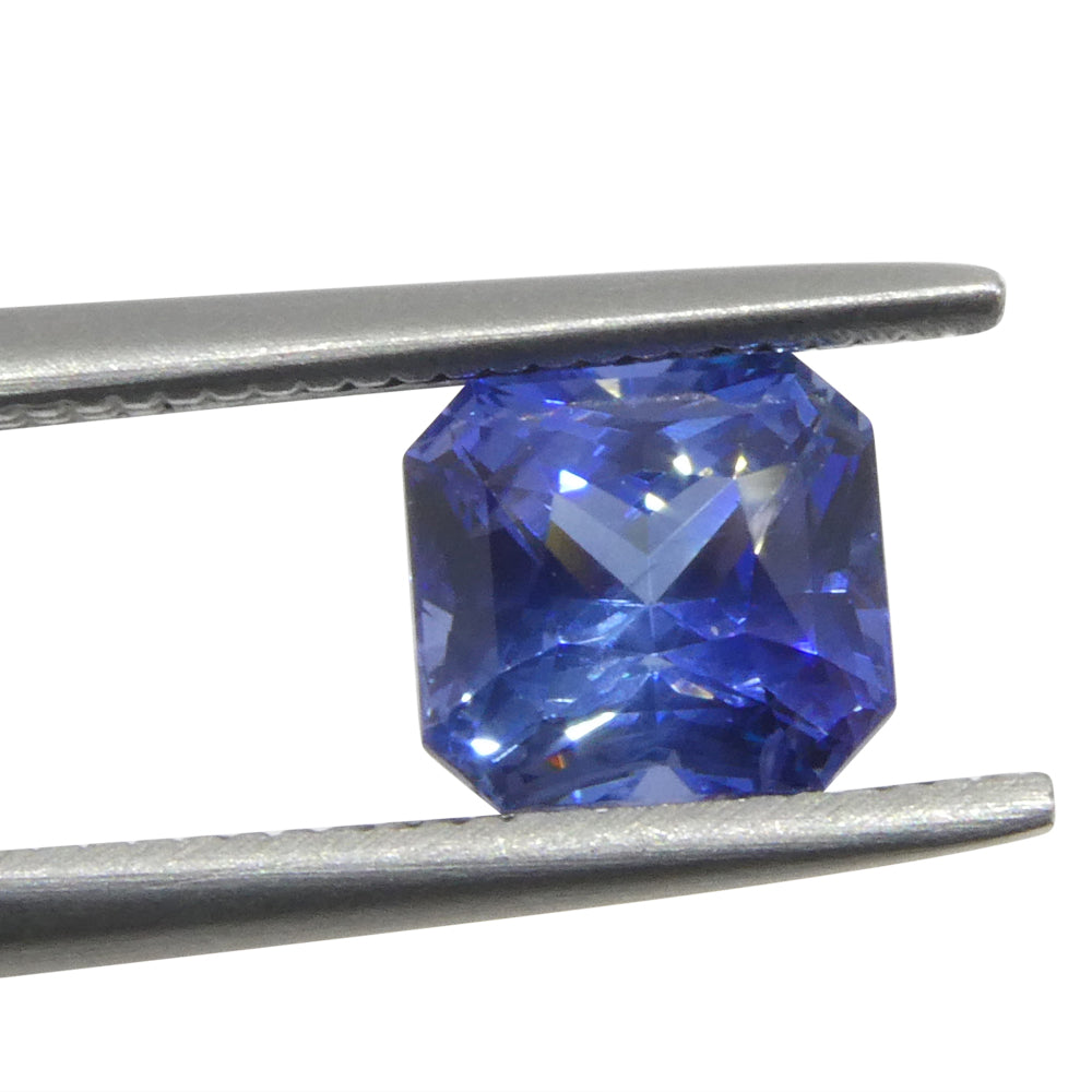 1.52ct Octagonal/Emerald Cut Blue Sapphire from Sri Lanka - Skyjems Wholesale Gemstones