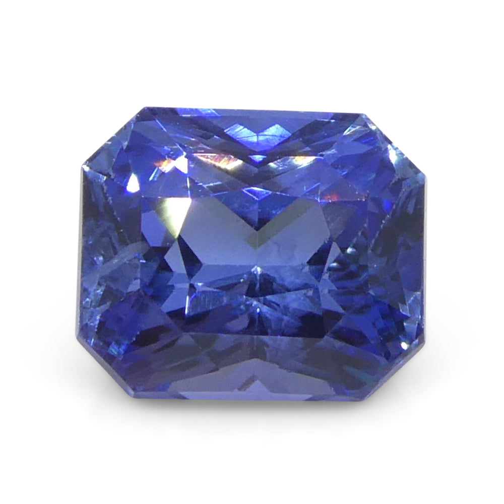 1.53ct Octagonal/Emerald Cut Blue Sapphire from Sri Lanka - Skyjems Wholesale Gemstones