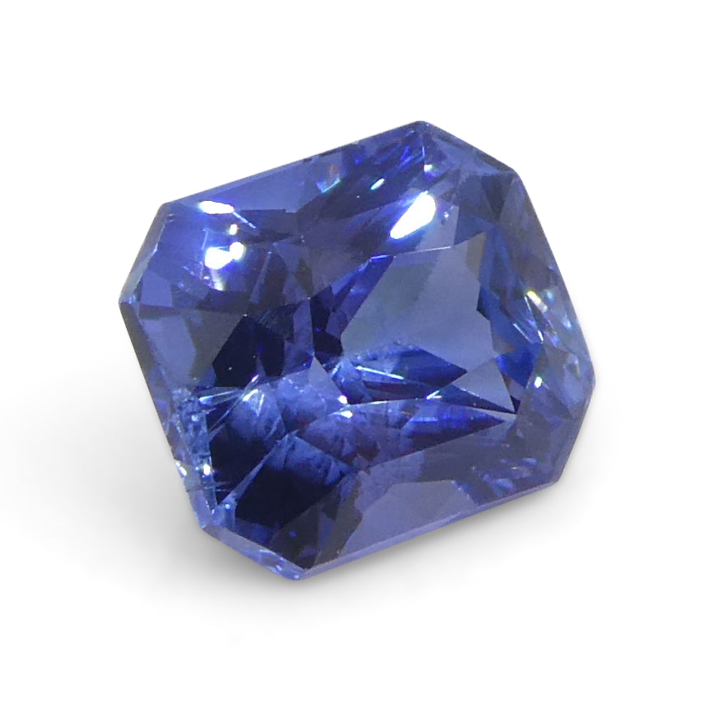 1.53ct Octagonal/Emerald Cut Blue Sapphire from Sri Lanka - Skyjems Wholesale Gemstones