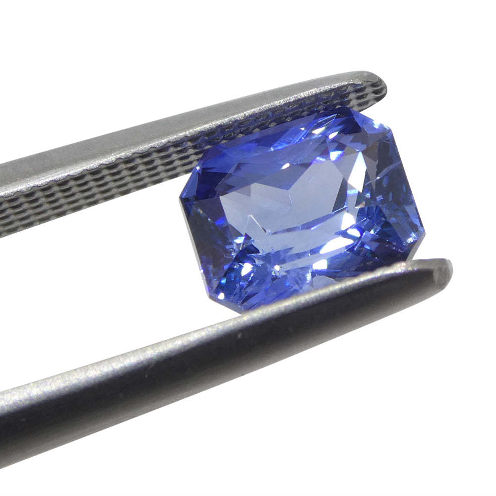 1.53ct Octagonal/Emerald Cut Blue Sapphire from Sri Lanka - Skyjems Wholesale Gemstones