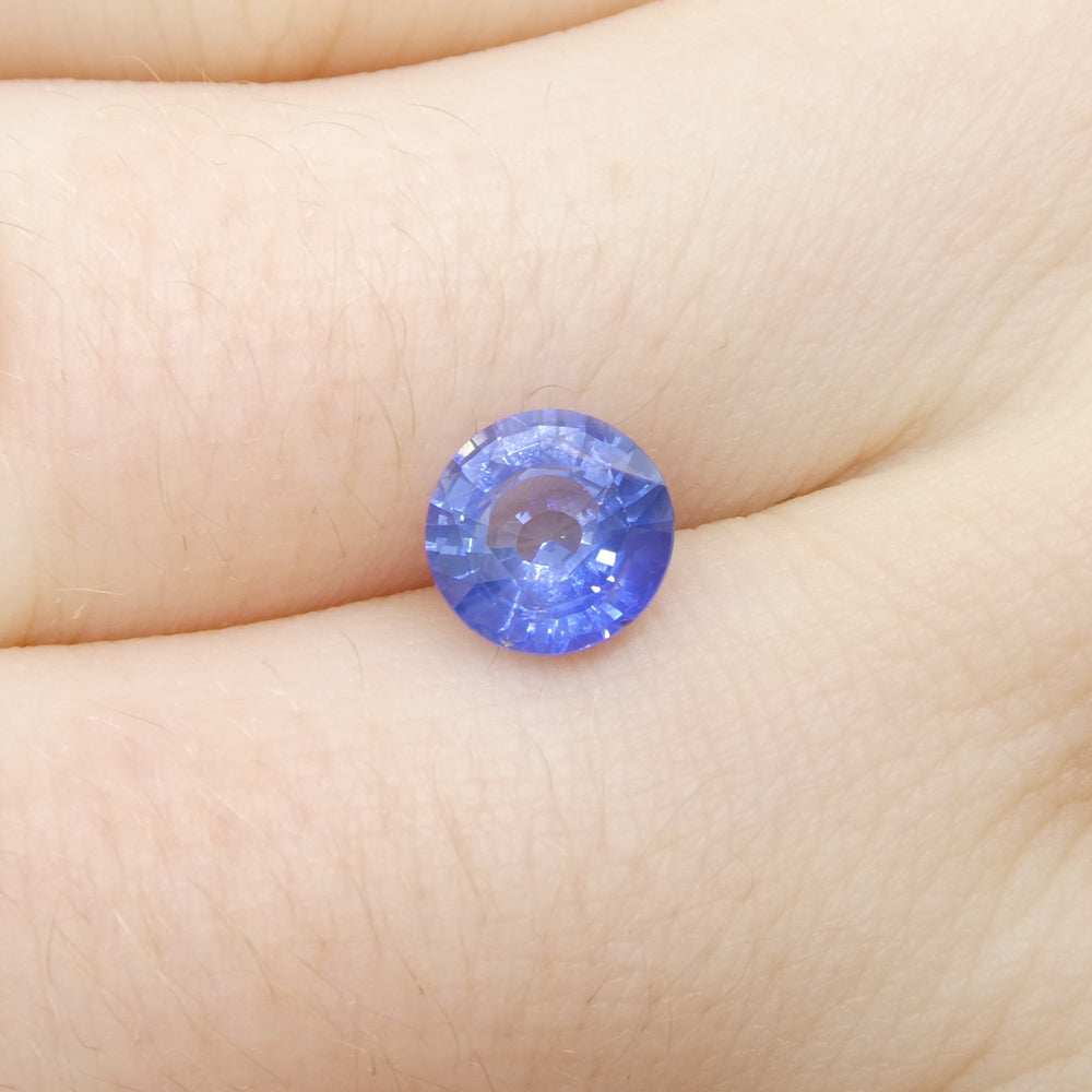 1.77ct Round Blue Sapphire from Sri Lanka - Skyjems Wholesale Gemstones