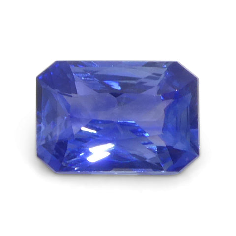 1.4ct Octagonal/Emerald Cut Blue Sapphire from Sri Lanka
