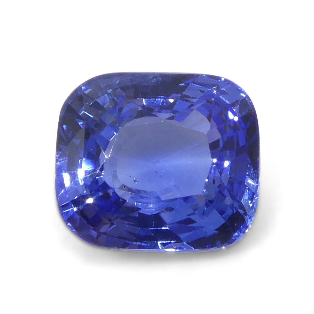 2ct Cushion Blue Sapphire from Sri Lanka - Skyjems Wholesale Gemstones