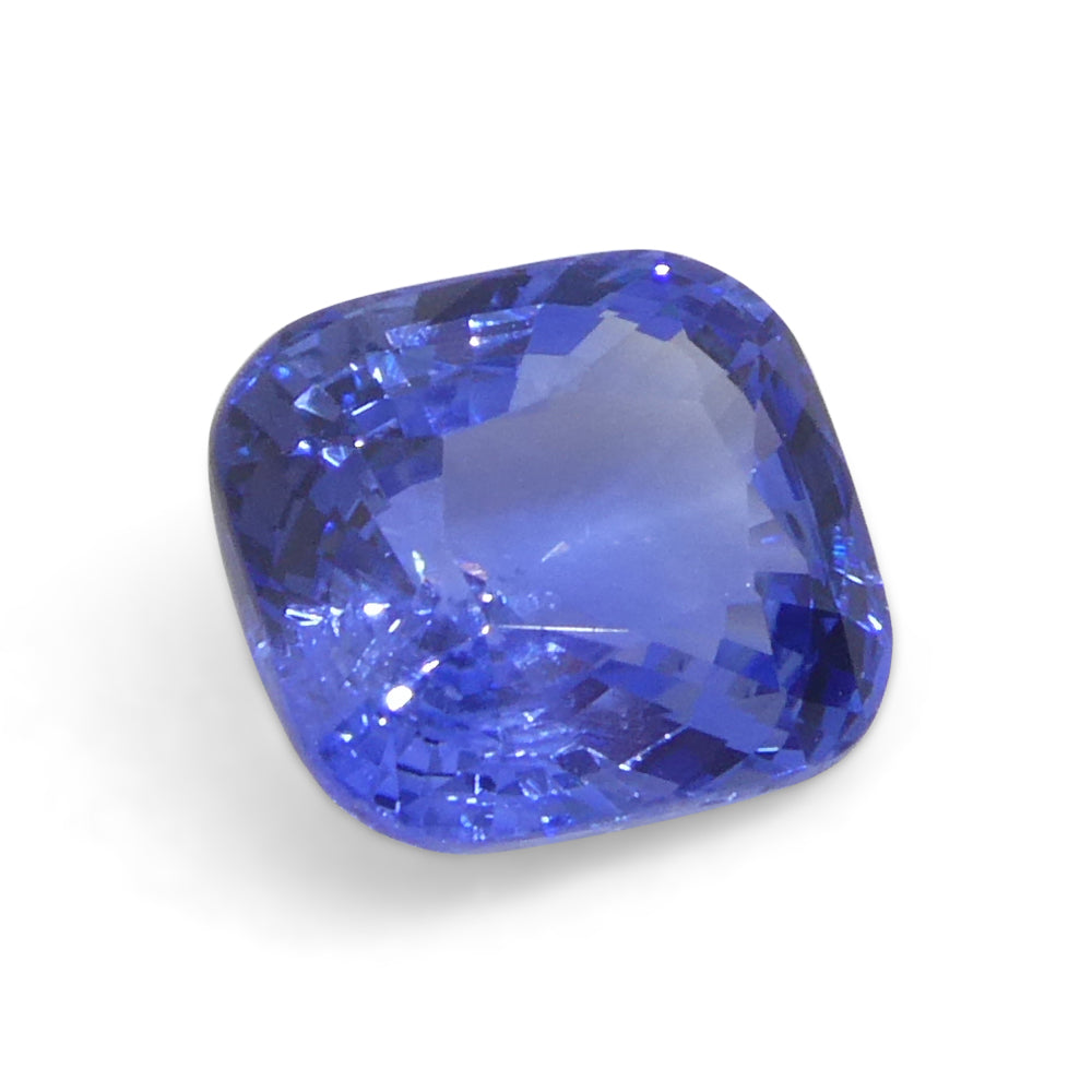 2ct Cushion Blue Sapphire from Sri Lanka - Skyjems Wholesale Gemstones