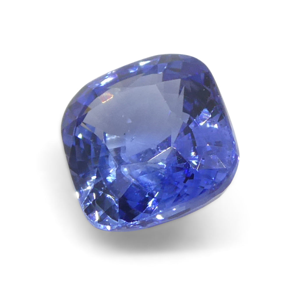 2ct Cushion Blue Sapphire from Sri Lanka - Skyjems Wholesale Gemstones