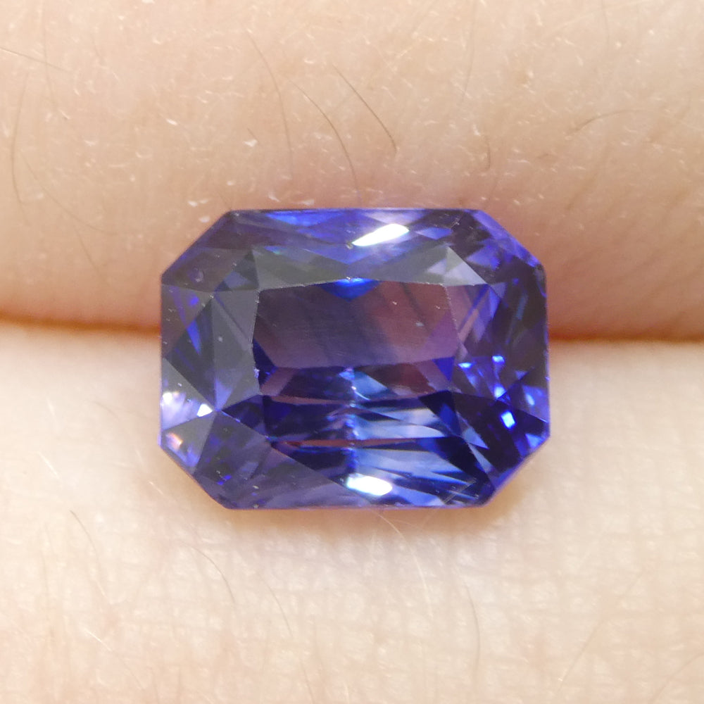 2.02ct Octagonal/Emerald Cut Blue Sapphire from Sri Lanka - Skyjems Wholesale Gemstones