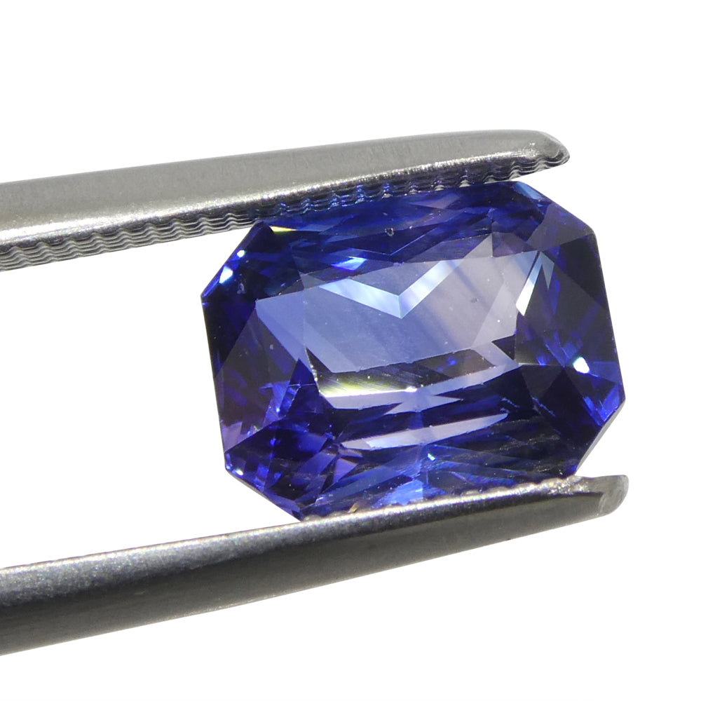 2.02ct Octagonal/Emerald Cut Blue Sapphire from Sri Lanka - Skyjems Wholesale Gemstones