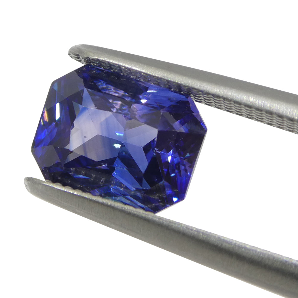 2.02ct Octagonal/Emerald Cut Blue Sapphire from Sri Lanka - Skyjems Wholesale Gemstones