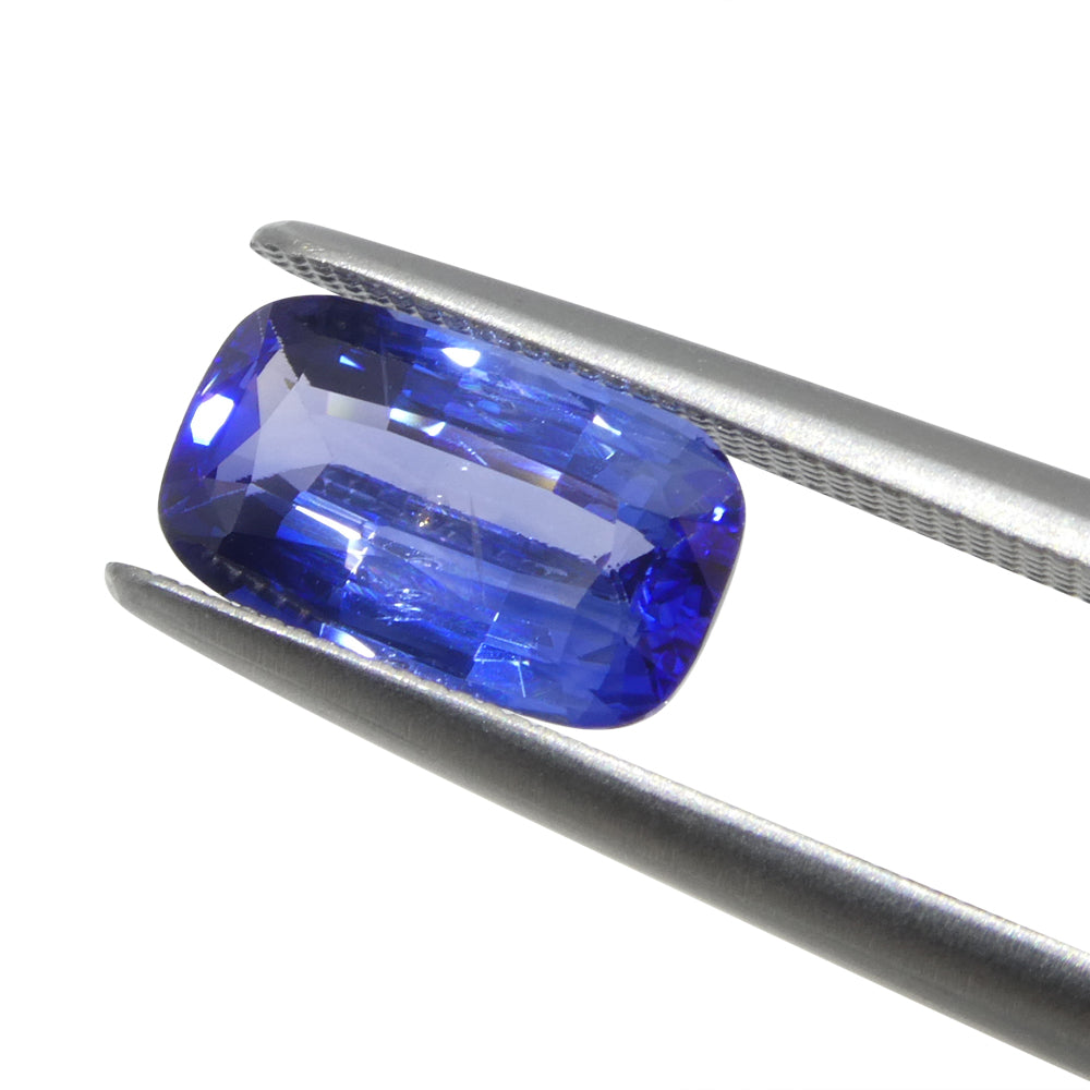 2.14ct Cushion Blue Sapphire from Sri Lanka - Skyjems Wholesale Gemstones