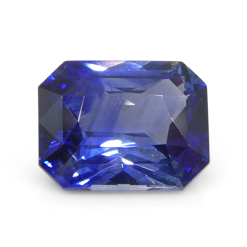 2.13ct Octagonal/Emerald Cut Blue Sapphire from Sri Lanka