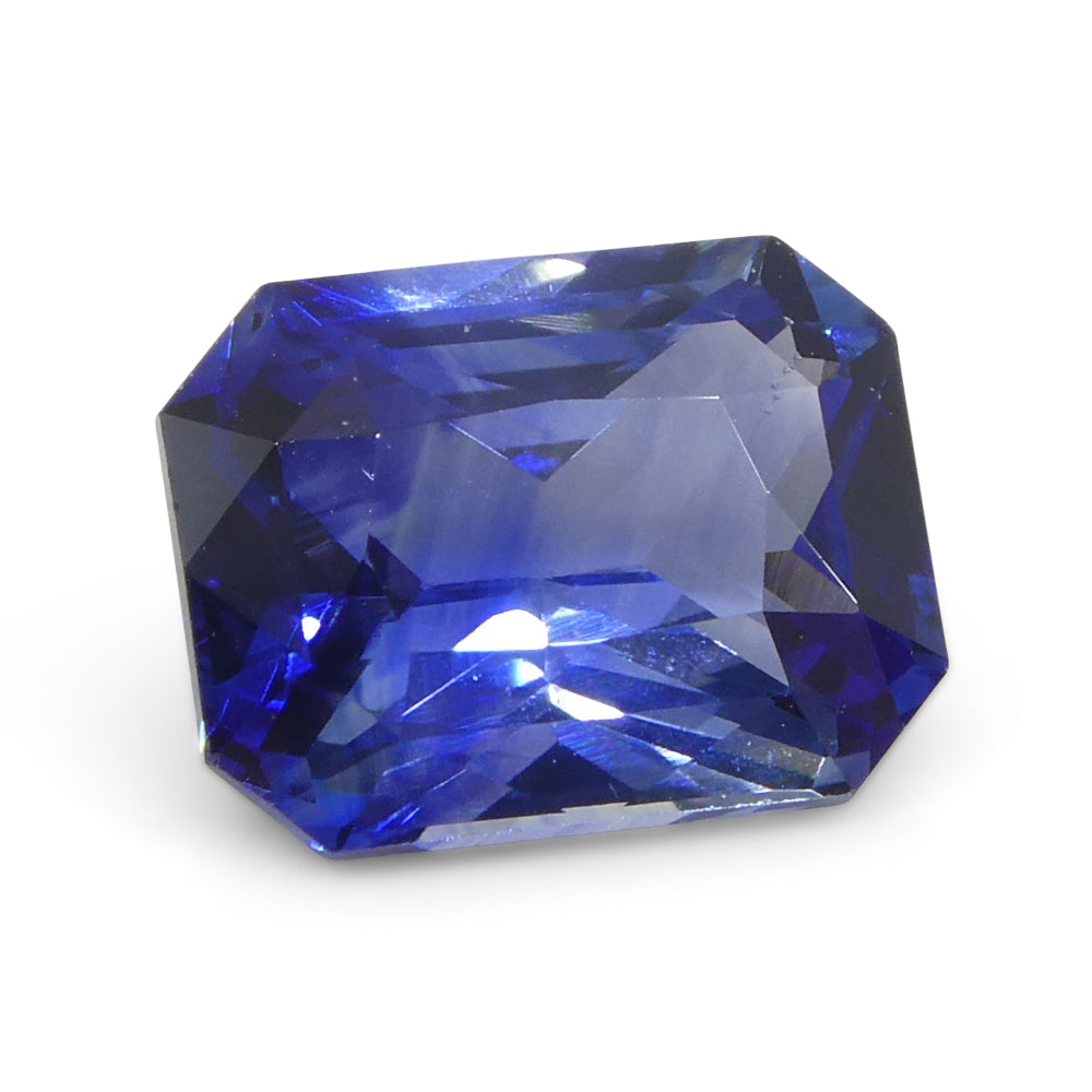 2.13ct Octagonal/Emerald Cut Blue Sapphire from Sri Lanka - Skyjems Wholesale Gemstones