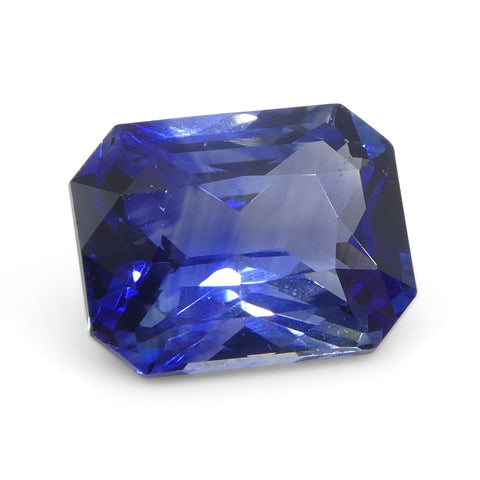 2.13ct Octagonal/Emerald Cut Blue Sapphire from Sri Lanka