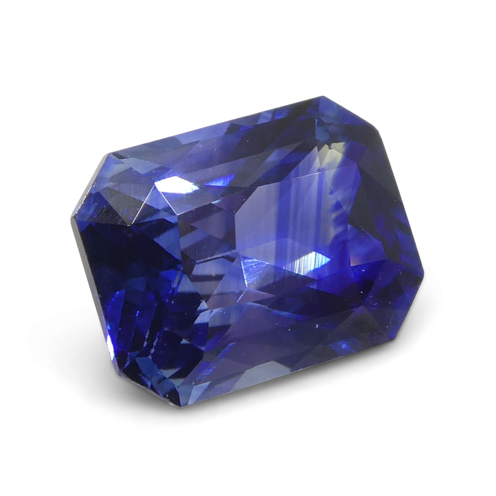 2.13ct Octagonal/Emerald Cut Blue Sapphire from Sri Lanka - Skyjems Wholesale Gemstones