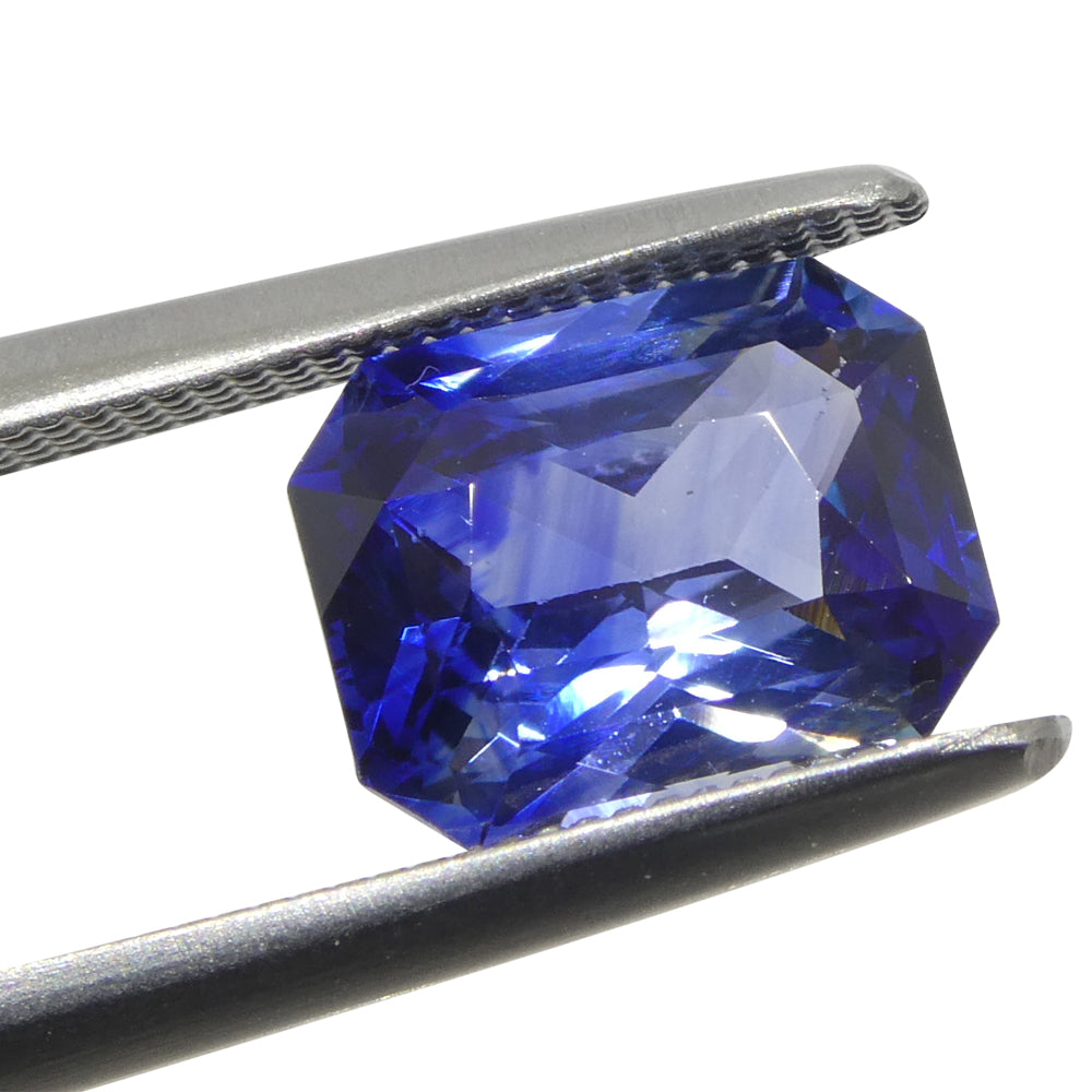 2.13ct Octagonal/Emerald Cut Blue Sapphire from Sri Lanka - Skyjems Wholesale Gemstones