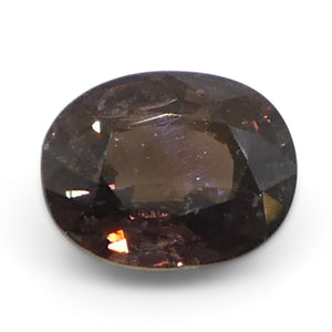 Sapphire 1.49 cts 7.12 x 5.66 x 3.98 mm Oval Brownish Pink  $1790