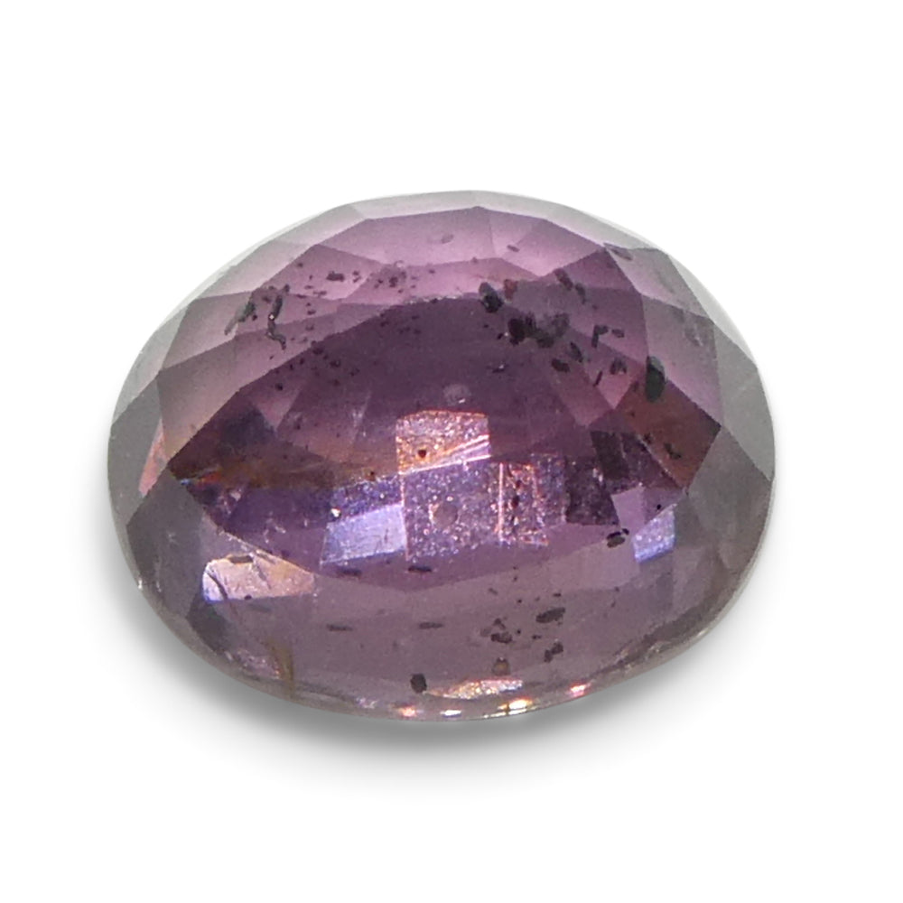 1.23ct Unheated Oval Purple-Pink Sapphire from Tanzania, Unheated - Skyjems Wholesale Gemstones