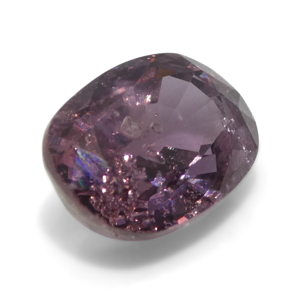 1.42ct Unheated Cushion Purple-Pink Sapphire from Tanzania, Unheated - Skyjems Wholesale Gemstones