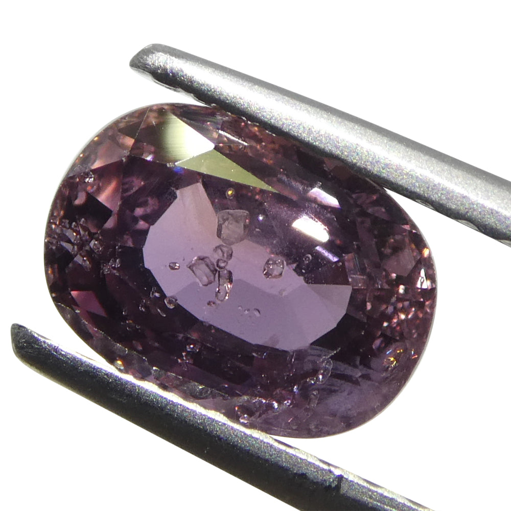 1.42ct Unheated Cushion Purple-Pink Sapphire from Tanzania, Unheated - Skyjems Wholesale Gemstones