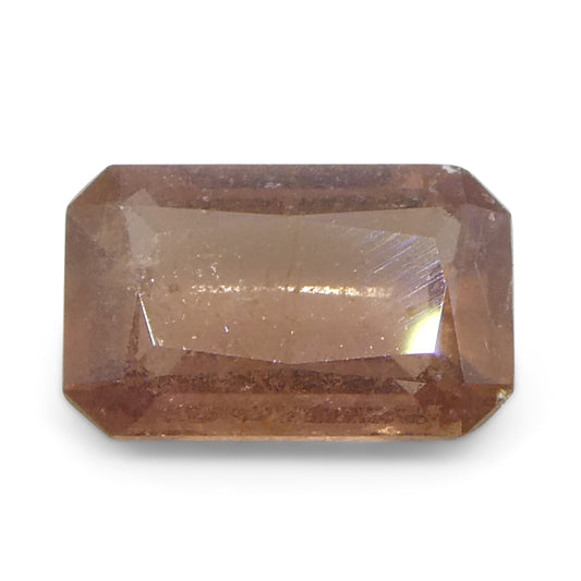 Sapphire 1.5 cts 8.27 x 5.20 x 2.93 mm Octagonal/Emerald Cut Pinkish-Orange  $1800