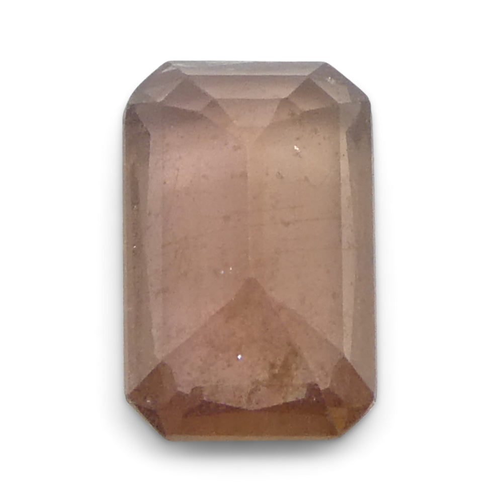 1.5ct Octagonal/Emerald Cut Pinkish-Orange Padparadscha Sapphire from Tanzania - Skyjems Wholesale Gemstones