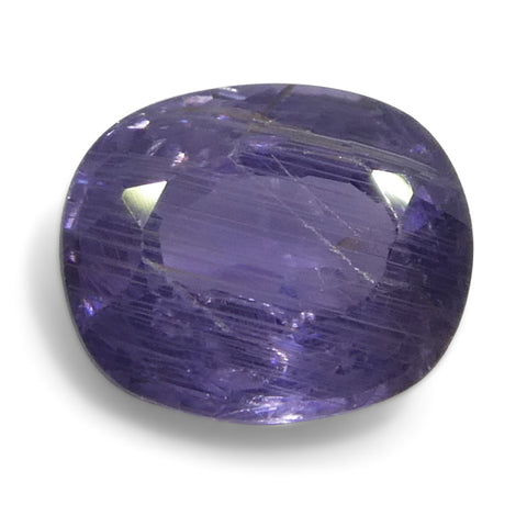 1.12ct Unheated Cushion Purple Sapphire from Tanzania