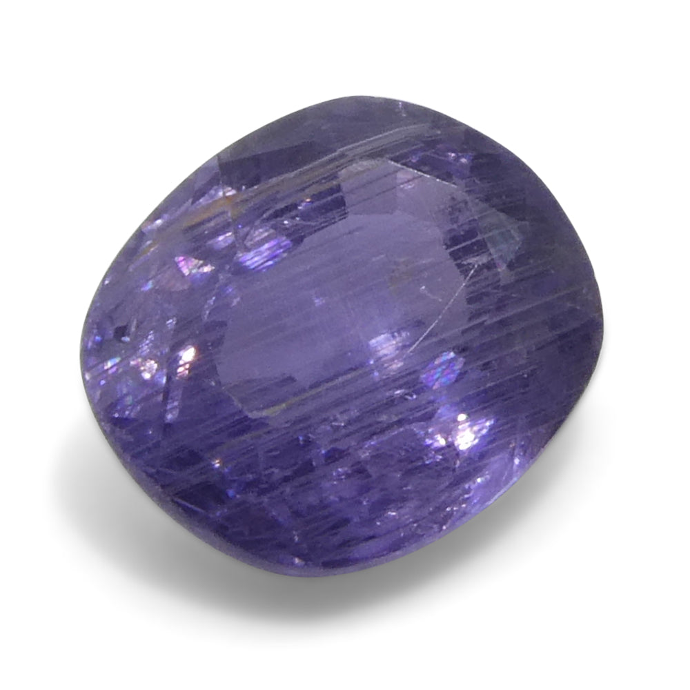 1.12ct Unheated Cushion Purple Sapphire from Tanzania, Unheated - Skyjems Wholesale Gemstones