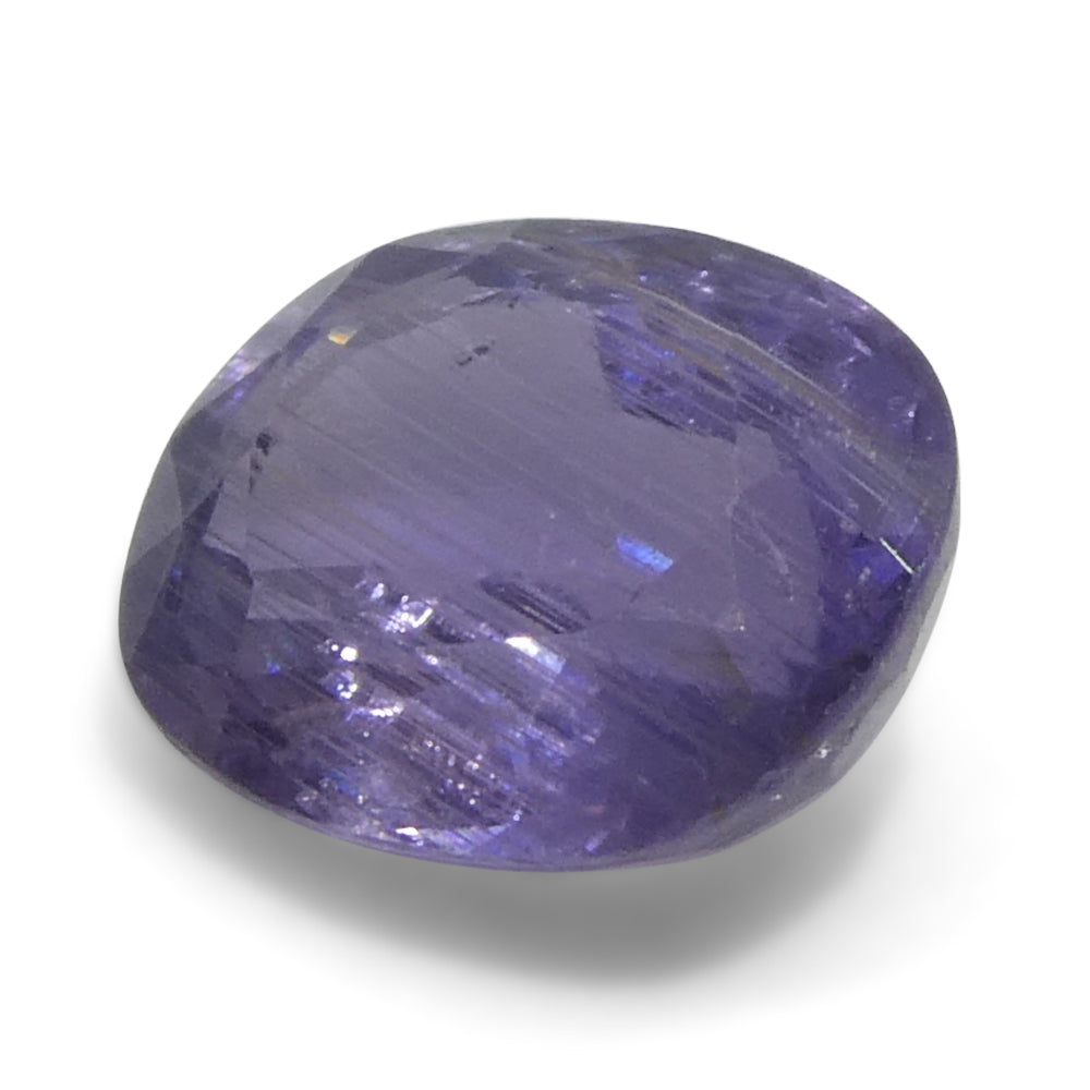 1.12ct Unheated Cushion Purple Sapphire from Tanzania, Unheated - Skyjems Wholesale Gemstones