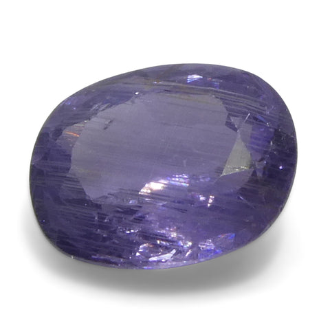 1.12ct Unheated Cushion Purple Sapphire from Tanzania