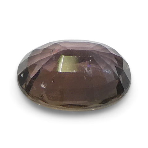1.57ct Oval Brownish Pink Sapphire from Tanzania