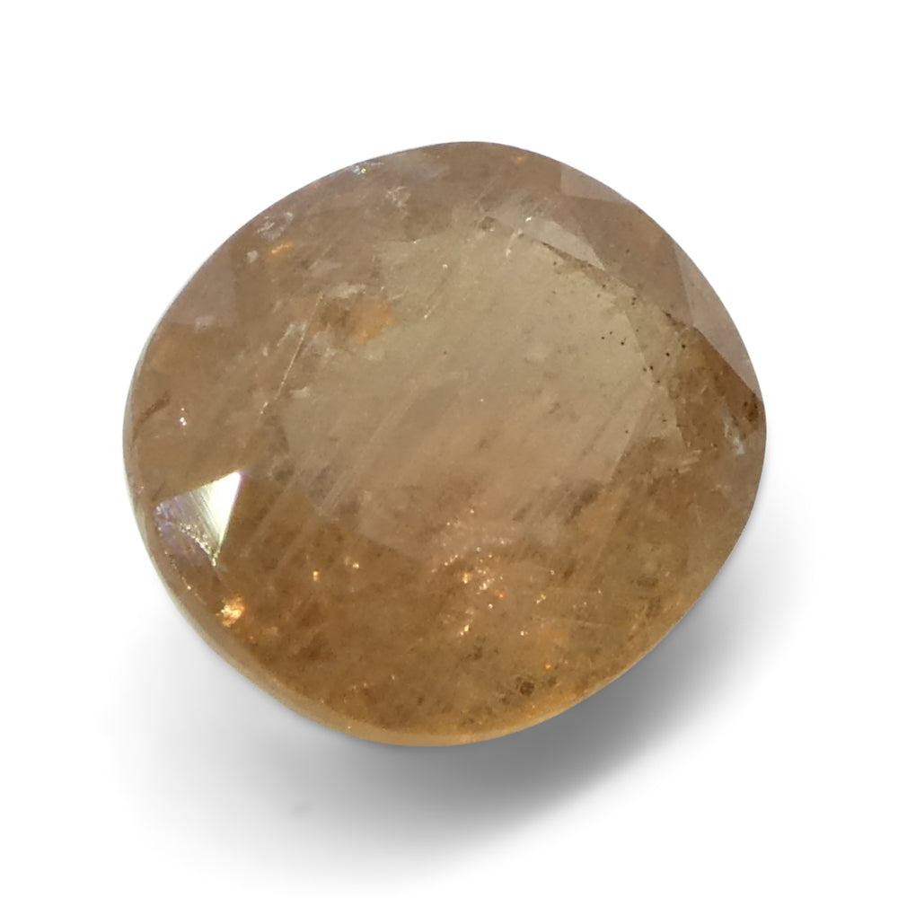 1.54ct Unheated Oval Orange Padparadscha Sapphire from Tanzania, Unheated - Skyjems Wholesale Gemstones