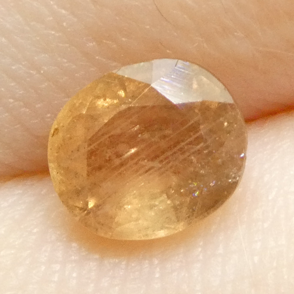 1.54ct Unheated Oval Orange Padparadscha Sapphire from Tanzania, Unheated - Skyjems Wholesale Gemstones