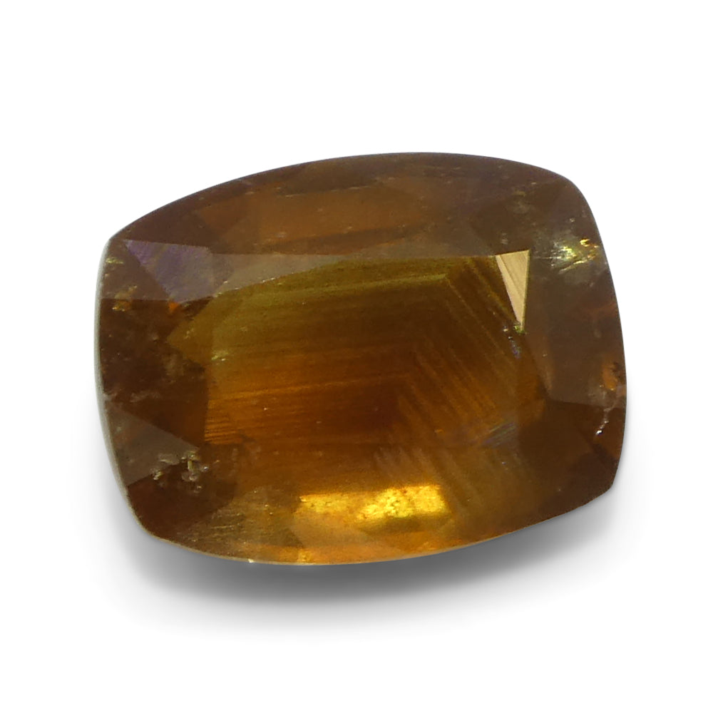 2.26ct Cushion Orange-Brown Sapphire from Tanzania, Unheated - Skyjems Wholesale Gemstones