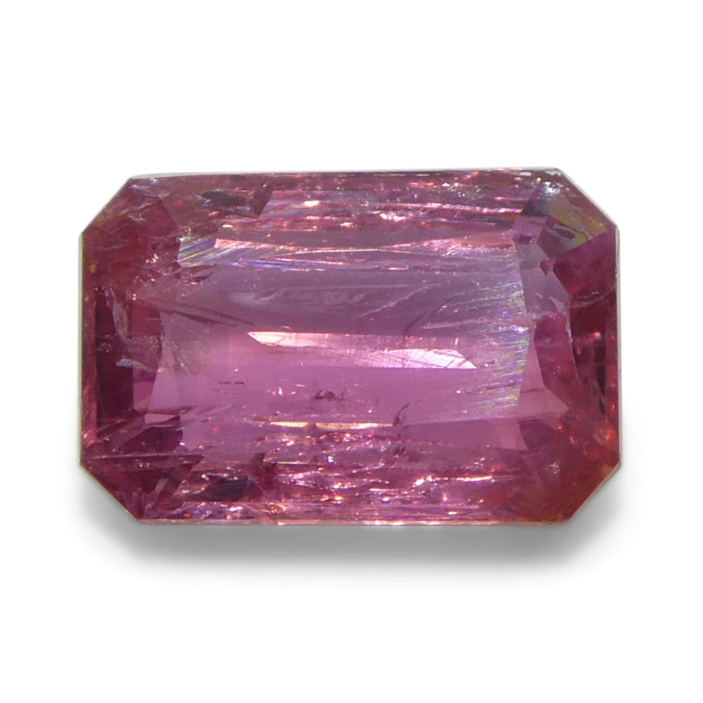 1.09ct Octagonal/Emerald Cut Pink Sapphire from Tanzania - Skyjems Wholesale Gemstones