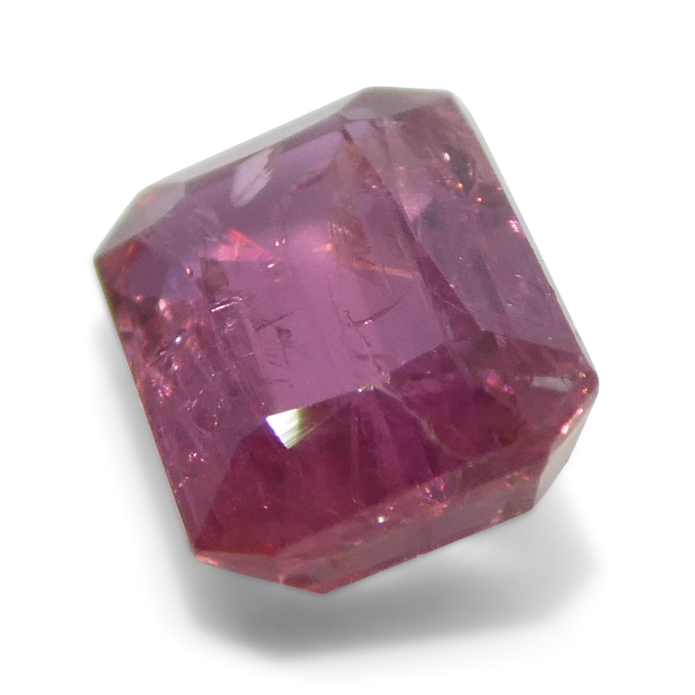 1.09ct Octagonal/Emerald Cut Pink Sapphire from Tanzania - Skyjems Wholesale Gemstones