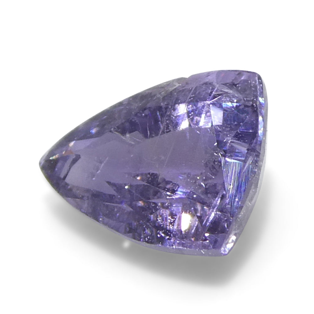 1.14ct Trillion Purple Sapphire from Tanzania, Unheated - Skyjems Wholesale Gemstones