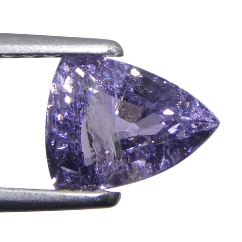 1.14ct Trillion Purple Sapphire from Tanzania, Unheated