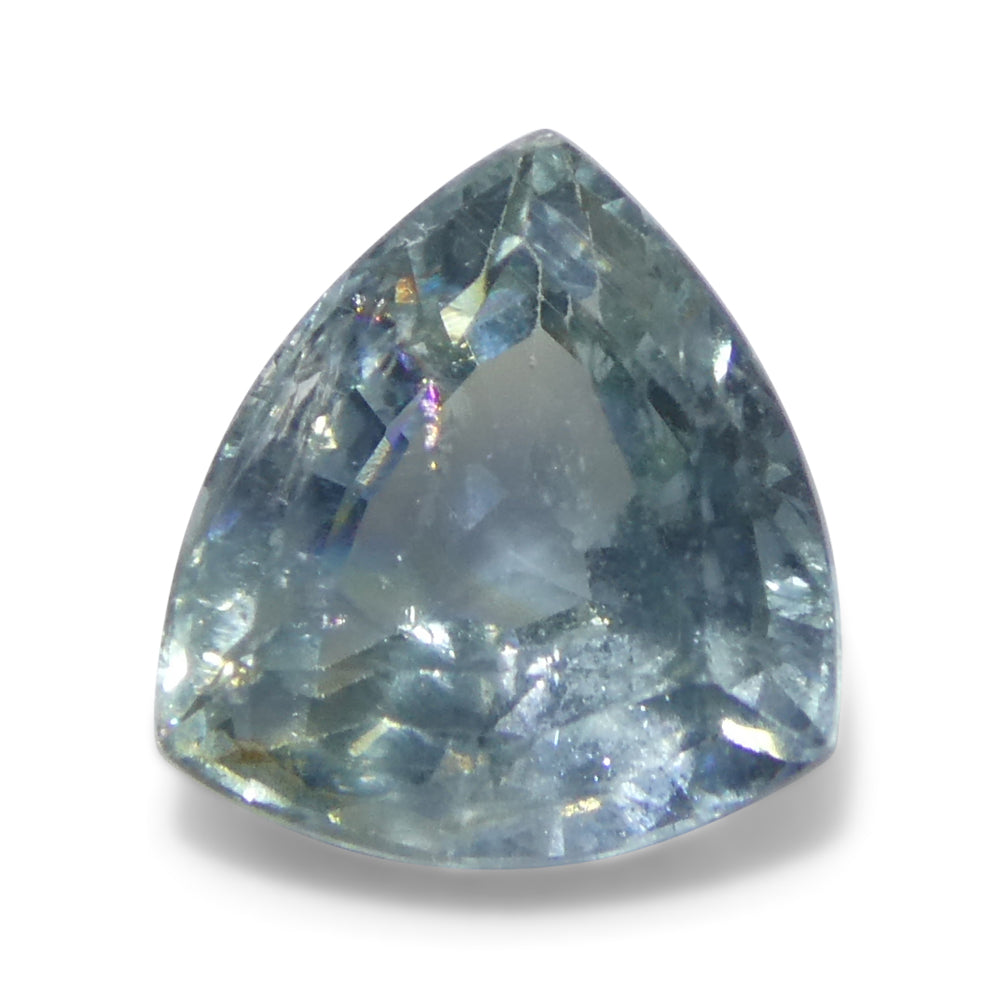 2.21ct Trillion Blue Teal Sapphire from Tanzania, Unheated - Skyjems Wholesale Gemstones