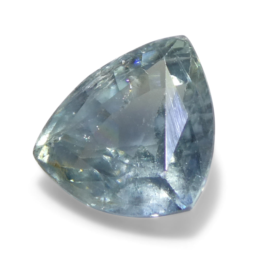 2.21ct Trillion Blue Teal Sapphire from Tanzania, Unheated - Skyjems Wholesale Gemstones