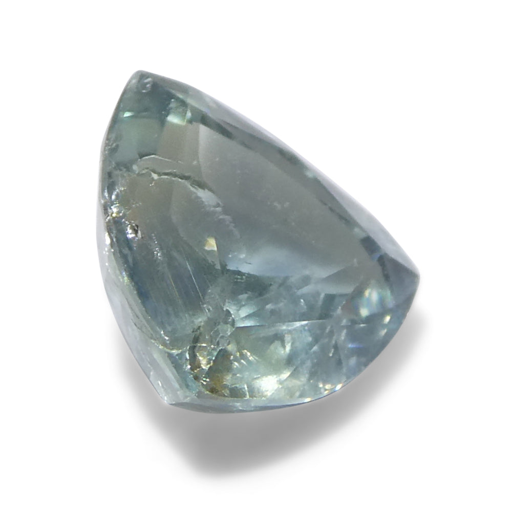 2.21ct Trillion Blue Teal Sapphire from Tanzania, Unheated - Skyjems Wholesale Gemstones